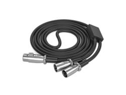 Cable Divisor En Y De 3 Pines Con 2 Conectores Hembra A 1 Conector Macho Para Micrófono Balanceado