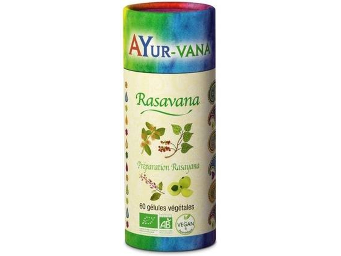 Complemento Alimentar AYUR-VANA Rasavana Bio (60 cápsulas vegetais de 505mg)