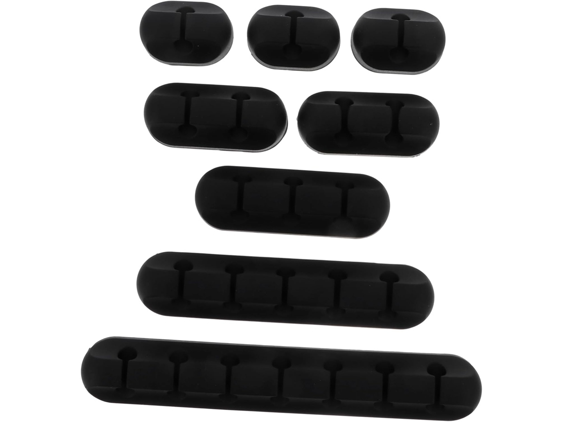 Organizador De Cables Con Clips De Silicona Autoadhesivos De 8 Piezas Para Oficina Y Hogar.