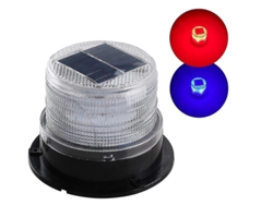 Luz Led Estroboscópica 8led 12v Ipx8 Magnética Blanca Yizhood