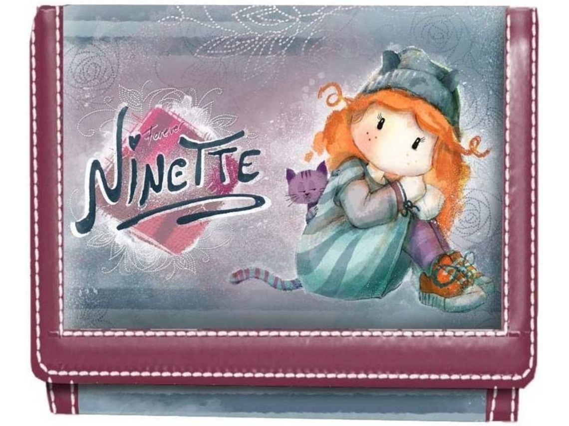 Cartera NINETTE (Morado - Cuero Sintético - 9x12x1.5 cm)
