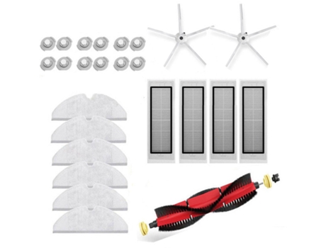 Para Xiaomi Roborock S6 S6 Maxv S5 Max S60 S65 S5 S50 S55 E25 E35 S51 Roborock 2 para Xiaowa E2 E3 E4 para Xiaomi 1 1S cepillo de rodillo