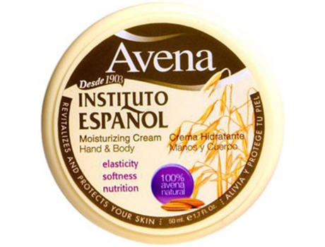 Crema Corporal INSTITUTO ESPAÑOL Avena Hidratante (50 ml)