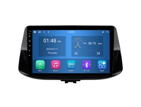 Autoradio 4GB RAM64GB ROM ROVERONE para Hyundai i30 2017 2018 CarPlay Android Coche Radio Bluetooth Navegación