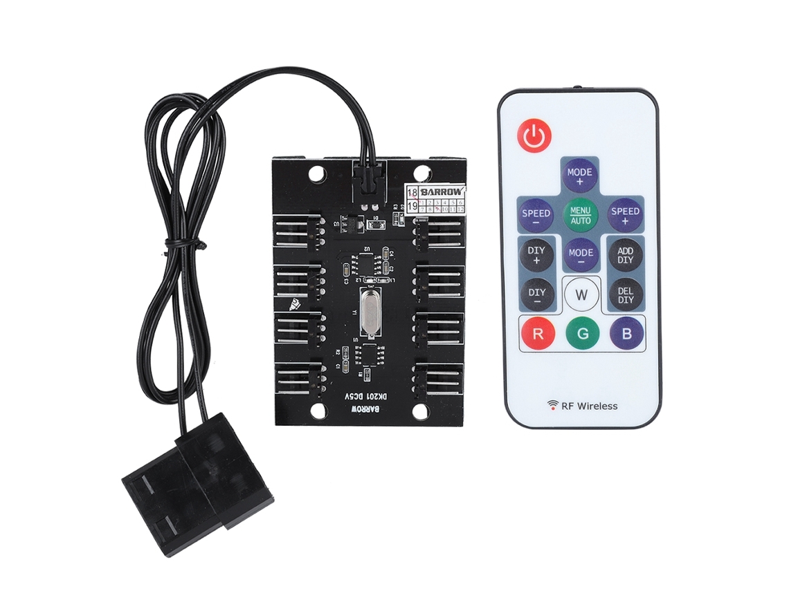 Control Remoto Inalámbrico De Controlador De Luces Rgb De 8 Canales Lrc2.0 Remote