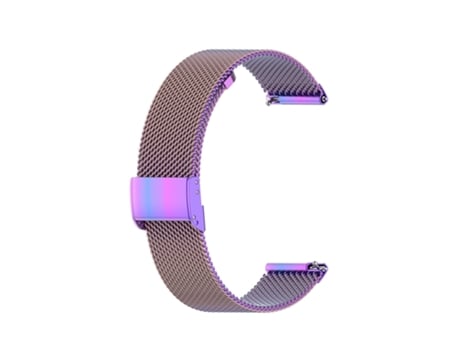 Correa de reloj inteligente para Huawei GT2 42 mm / Galaxy Watch 42 mm / Galaxy Active2 20 mm Correa de reloj de malla de acero inoxidable (colorida)