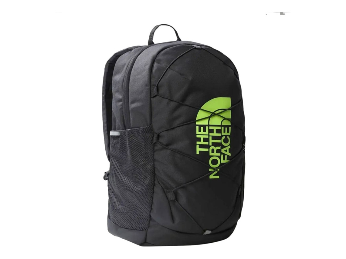 Mochila escolar C. Jester, poliéster, 24,6 L, negra y verde The North Face
