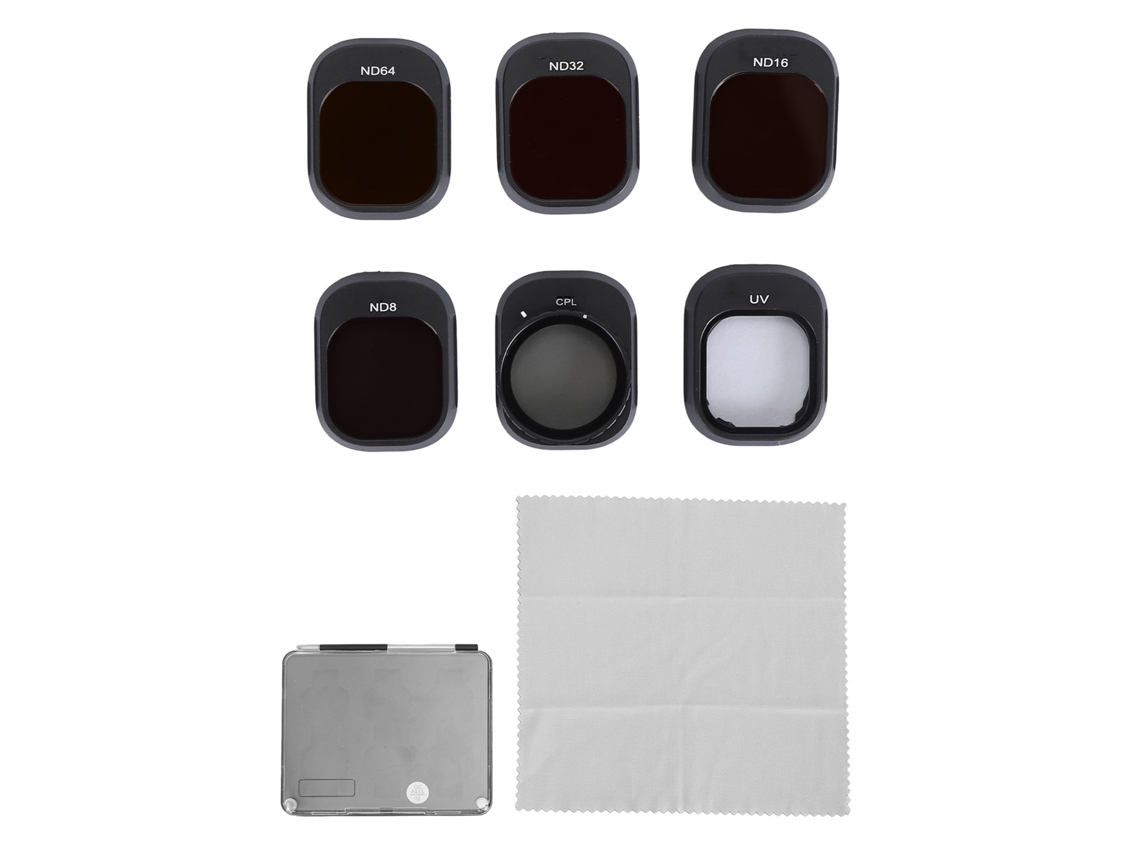 Kit De 6 Filtros Uv Cpl Para Lentes De Drones Mini 4 Pro (nd8, Nd16, Nd32, Nd64) Con Estuche De Almacenamiento.