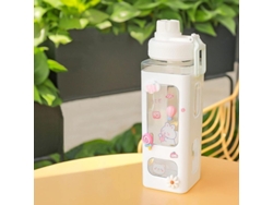 Botella térmica Linjou para niños, ligera, a prueba de fugas, diseño único, regalo ideal.