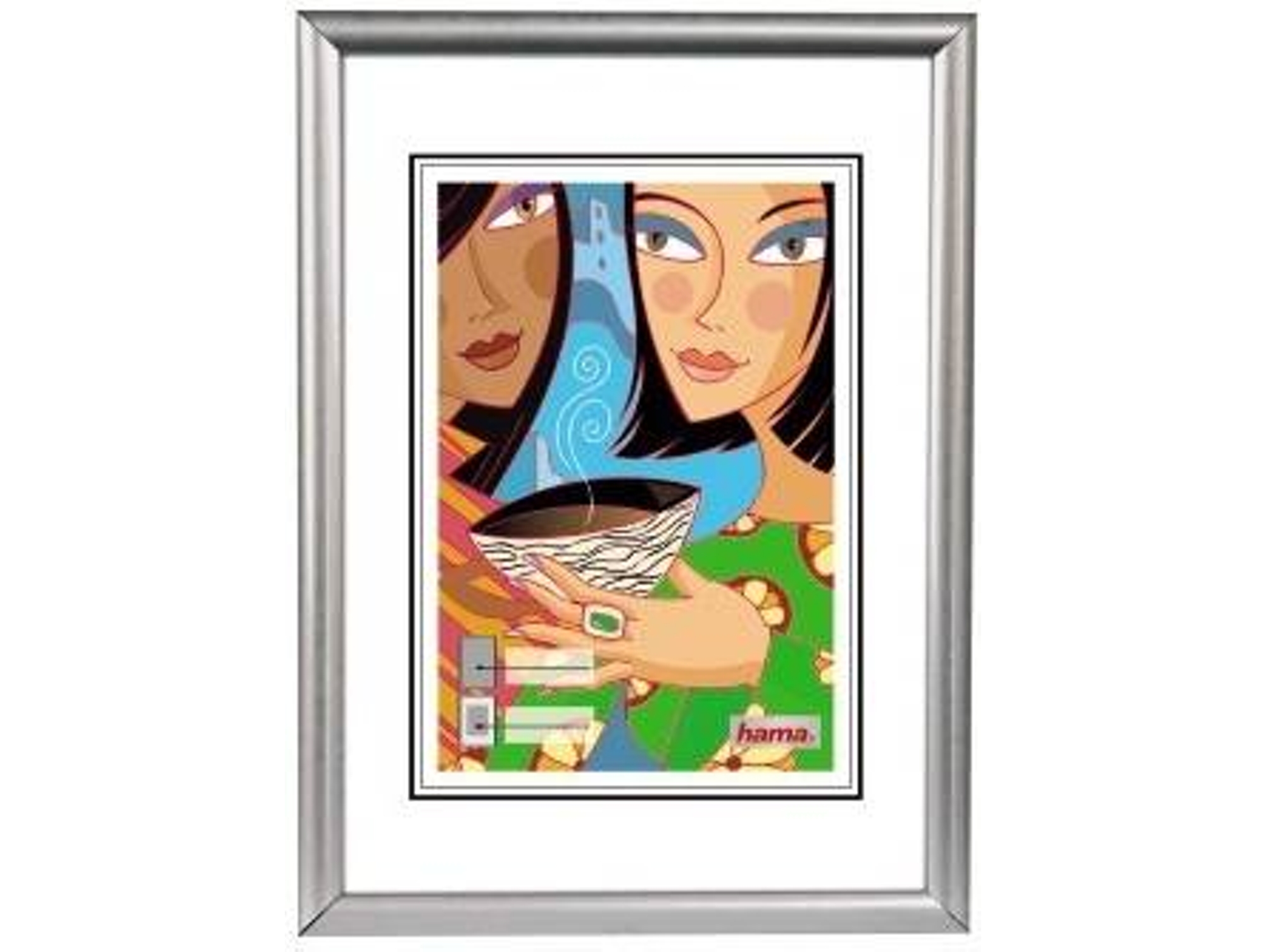 Marco HAMA Madrid 13x18 Plateado
