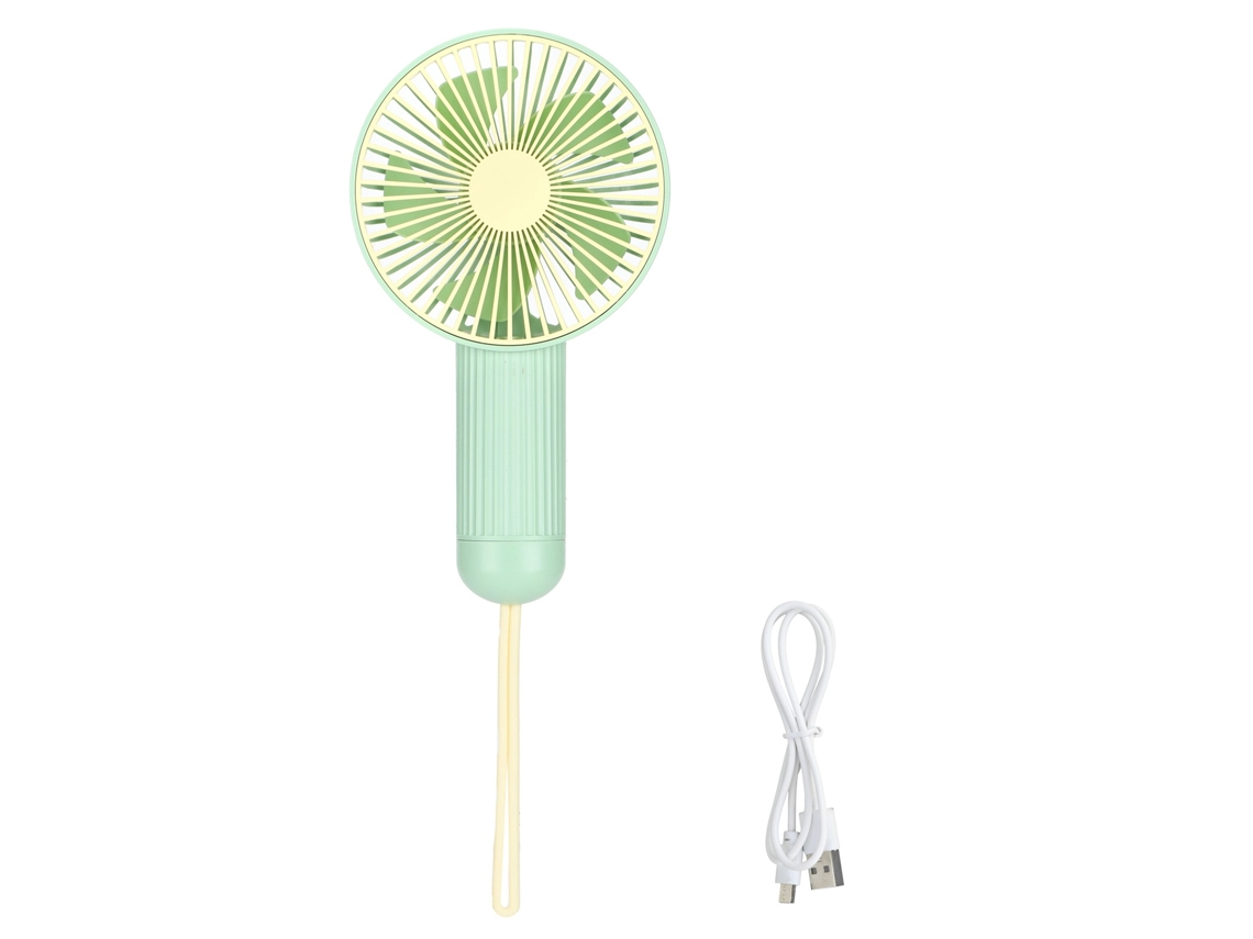 Ventilador Portátil De Mano Ys2103 Mini Con 3 Velocidades Ajustables Para Uso En Oficina Y Exteriores (verde)