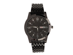 Reloj De Cuarzo Para Hombre Con Indicador De Día Y Fecha, Resistente Al Agua, Luminoso, Estilo Casual Y Lujoso Con Correa De Aleación.