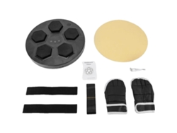 Máquina de boxeo, conectividad Bluetooth, luces LED, OEM negro