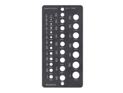 Medidor De Brocas 29 Furos 1/16 A 1/2 Polegada Decimal Métrico Inox Para Verificar Tamanhos De Brocas Antigas