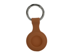 Yncm-capa De Silicona Localizador Chaveiro Anti-perdida Para Ios Marrom