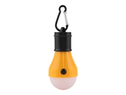 Linterna Portátil De 3 Led Para Camping, Pesca, Tienda De Campaña, Colgante, Amarilla