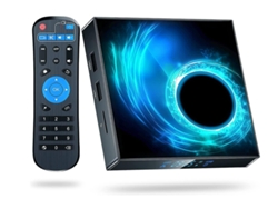 Caja de TV 4gb Ram/32gb Rom | Yizhood H616 - TV Box Android con cuatro núcleos, HDMI, compatible con HD 6K y doble Wi-Fi/Ethernet de 2,4 GHz (negro)