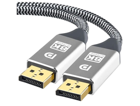 Cable De Dispostport 1.4 8K@60Hz 4K@144Hz 32.4Gbps Bidireccional 1.5 Metros