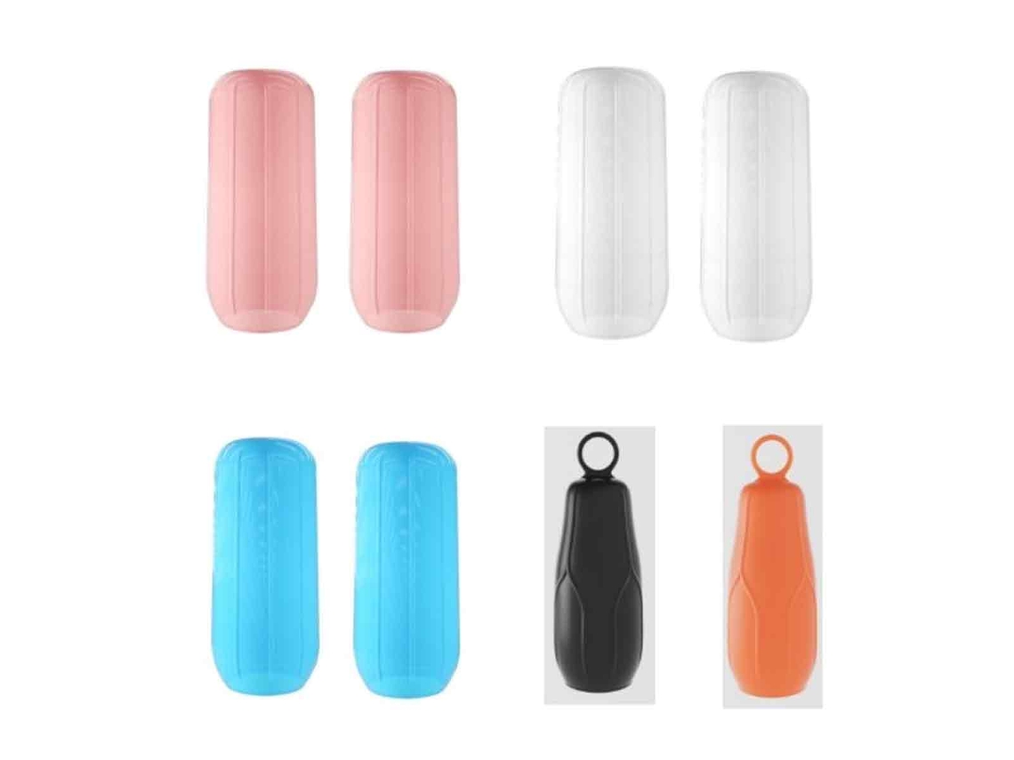 EIOORORRIY Tampas De Silicone para Frascos De Viagem (pack De 8)