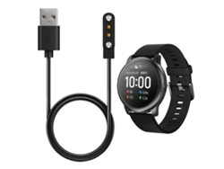 Cable De Carga Magnético Compatible Con Xiaomi Solar Smartwatch, 1 M, Color Negro.