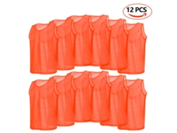 Pack De 12 Camisetas De Entrenamiento Con Malla Para Fútbol, Camisetas Transpirables Para Adultos.