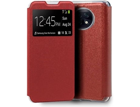 Funda para Xiaomi Redmi Note 9T COOL Flip Cover Rojo