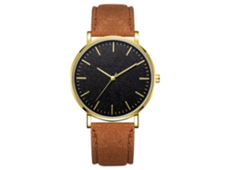 Reloj De Aleación Simple Y Moderno De Dial Redondo Con Cuarzo Para Mujer Y Hombre