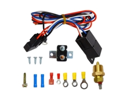 Kit De Cableado Para Ventilador Eléctrico De 12 V Y 40 A Con Sensor De Temperatura De 3/8 De Pulgada.