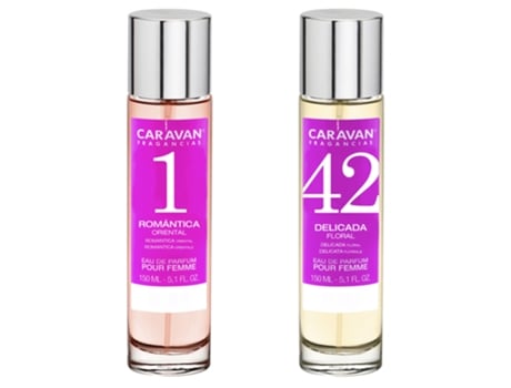 Set de 2 Perfumes Caravana Mujer Nº42 y Nº1 COLONIAS Y PERFUMES MULTIMARCA