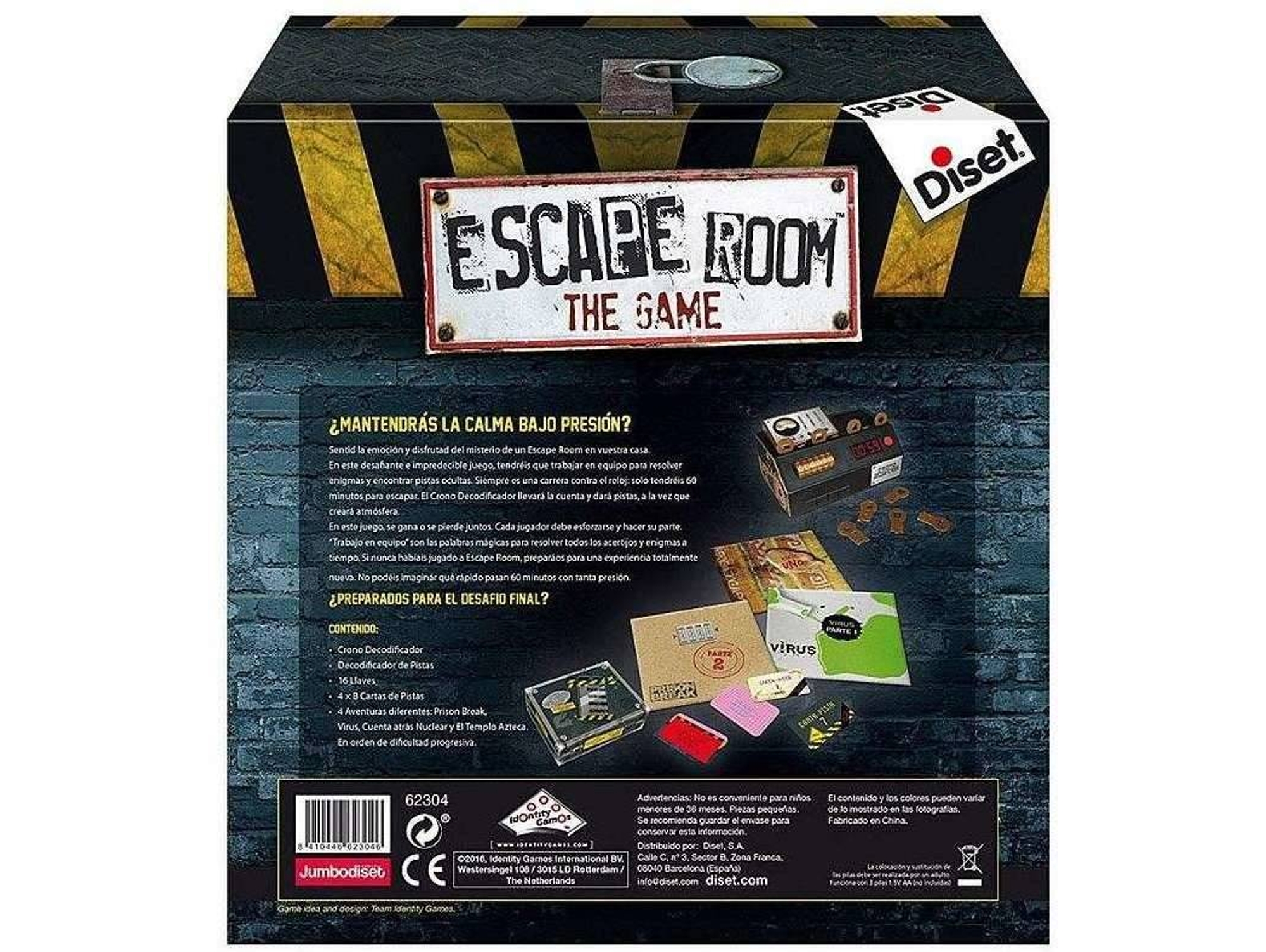 Jogo de Mesa Diset Escape Room Junior The Same - Diset
