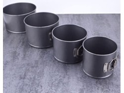Moldes para helados de 115 cm, redondos, antiadherentes, con fondo extraíble, de acero inoxidable, Chaberlu