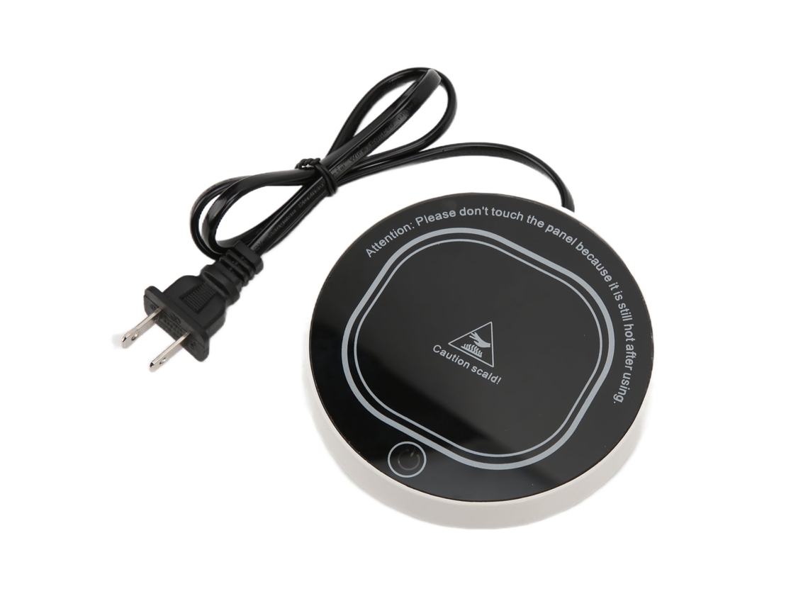 Base Termico Para Tazas Con Temperatura Constante Usb Inteligente Negro Alfombrilla Calefactora Para Café Leche Té Plug Us 110v