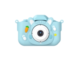 Cámara infantil Digitallab Mini Rabbit de 4800 W y 2,0 pulgadas IPS con doble cámara azul
