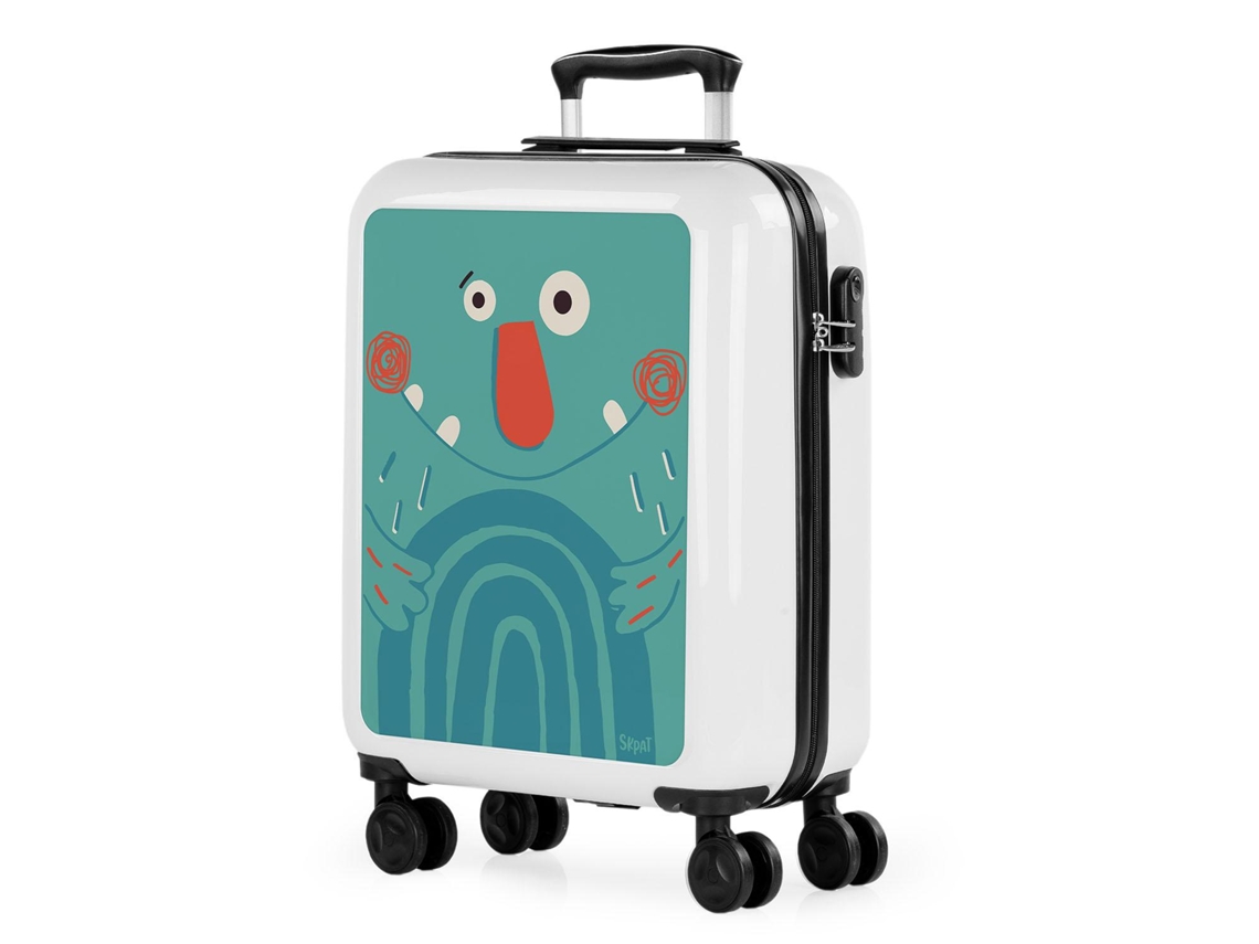 Maleta Pc Pequeña SKPAT Amiens blanco-monster (40X55x20 Cm - 40L)