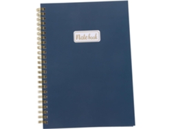 Carpeta espiral compacta con páginas rayadas para tomar notas con flexibilidad, organizar la escuela y usarla portátil. Gokoco