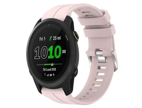 Correa Smartwatch Para Garmin Forerunner 745 22Mm Rosa Claro VENISYMLIS