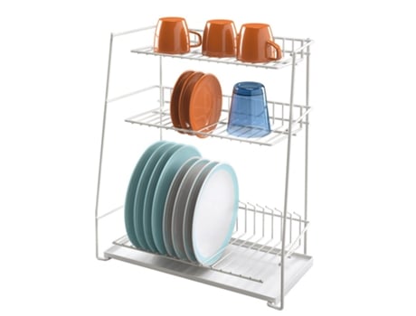 Escurreplatos METALTEX 3 Niveles Con Bandeja Atoll De 43X23X51 Cm