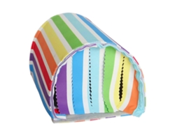 Casita tubular para pequeños animales: escondite para hámsteres, ratas, ratones y loros. Juguete masticable para jaula. Rosewell
