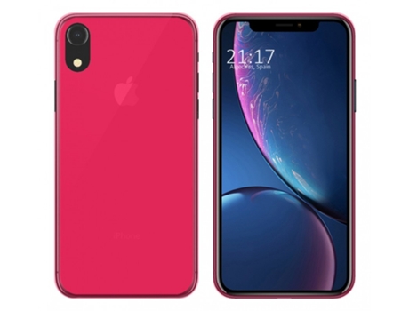 Carcasa iPhone XR TUMUNDOSMARTPHONE Silicona Rosa