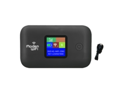 Roteador Móvel 4g Lte Portátil Hotspot 300mbps Para Viagem Até 10 Dispositivos Com Slot De Sim