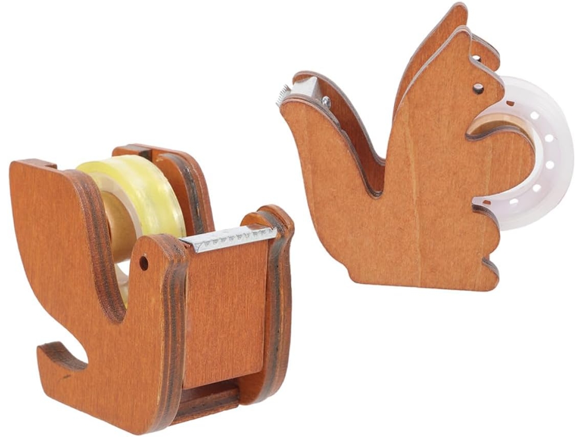 Besportble Juego De Cinta Adhesiva De Madera Elegantes Y Ligeros De Healeved Para Oficina Y Animal 7,00 X 6...