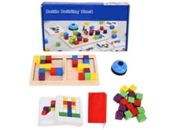Bloques De Madera Juguetes De Construcción Para Educación Temprana Juego De Rompecabezas Con Pensamiento Lógico Jqn