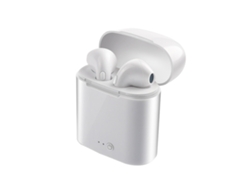 Auriculares Estéreo Inalámbricos Bluetooth 5.0 I7s Con Estuche De Carga Para Deportes, Color Blanco.