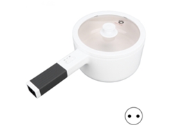 Olla eléctrica multifuncional de 1,6 l con control de temperatura y 700 W para fondue de fideos en dormitorios y hogares.