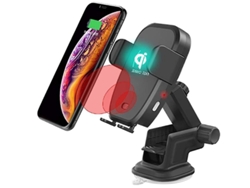 Cargador Carro Qi Fast Para Apple, Samsung Yizhood Negro