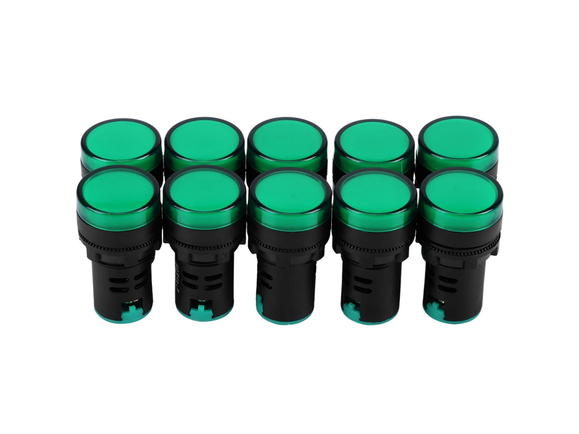 Luz indicadora LED de 24 V CA/CC, 22 mm