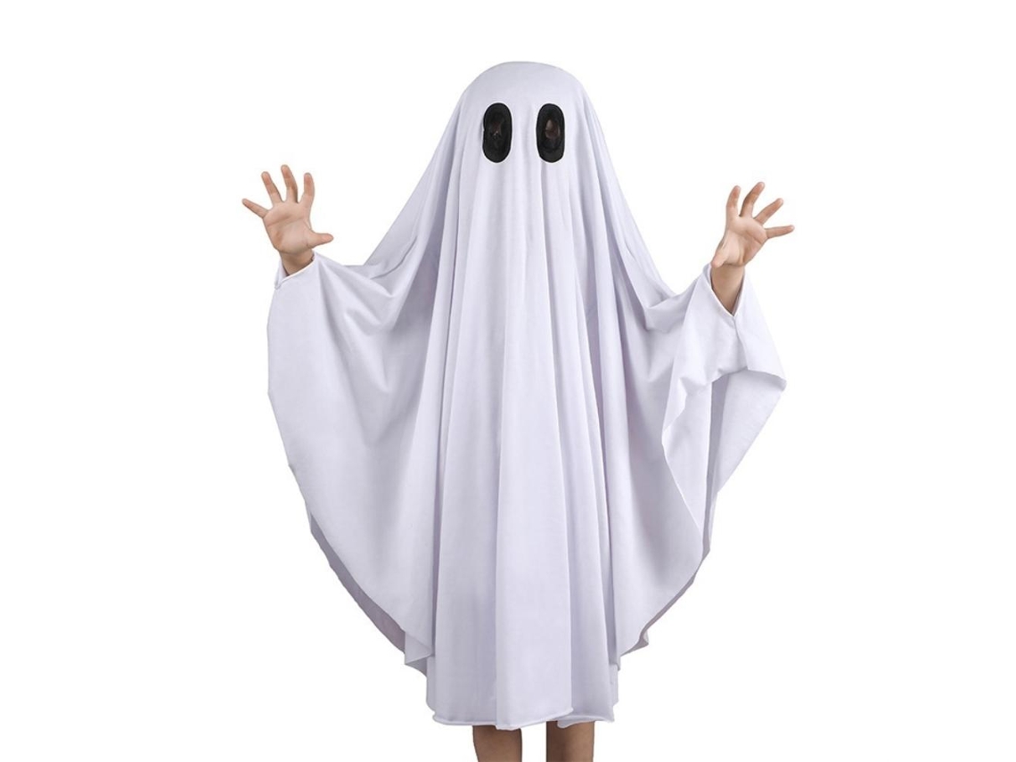 Ats-disfraz De Capa Fantasma Para Niños Halloween Capa Espeluznante Bebé Disfraz De Cosplay Halloween Para Niños De 1-9 Años