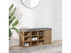 Banco Interior | Banco Zapatero Madera De Ingeniería Roble Artesanal 102x32x50cm