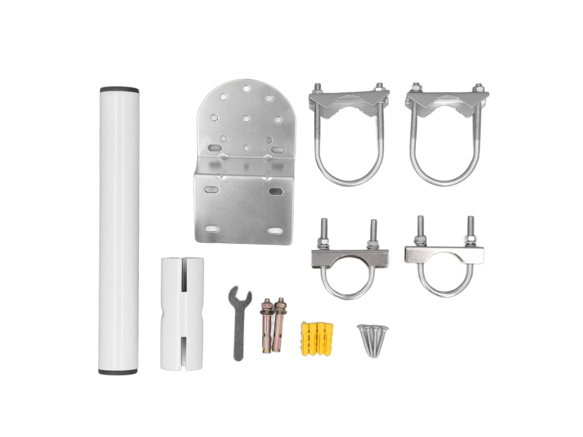 Kit De Montaje En Poste Para Antena Starlink V2. Conjunto De Instalación En Techo Y Pared De Acero Inoxidable