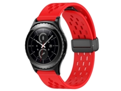 Pulsera plegable de silicona de 20 mm con cierre magnético
